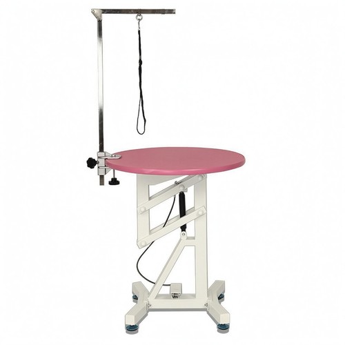 Round pet grooming table - grooming,
