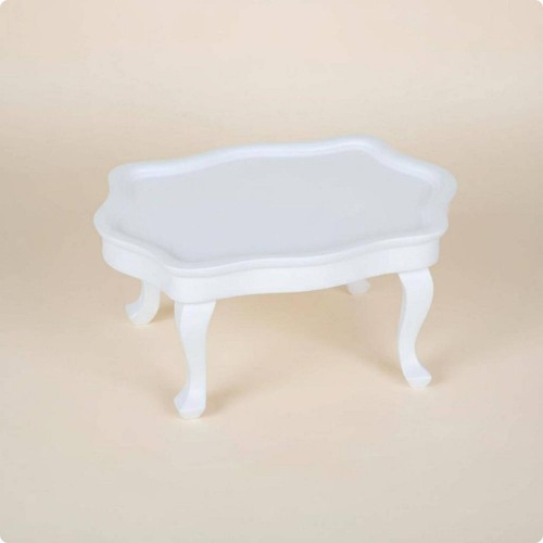 Mini round table - table, lace